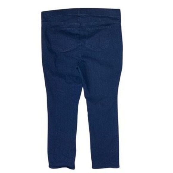 NYDJ 20W Dark Wash Jeans Jeggings Slim Leg Comfortable Pull On Back Pockets - Picture 2 of 4